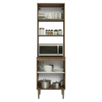 Torre Quente 60 cm 3 Portas Rustic/Branco Lille Madesa