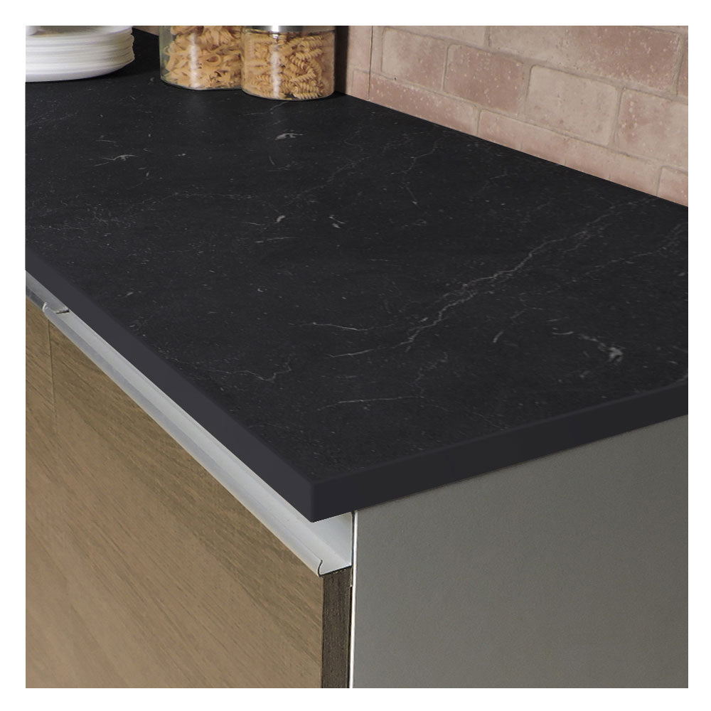 Tampo Madesa 100% MDF para Balcão de Pia 120 cm Nero Marquina