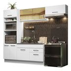 Armário de Cozinha Completa 270cm Branco Agata Madesa 04