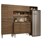 Armário de Cozinha Completa 229cm Rustic Emilly Madesa 016