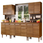 Armário de Cozinha Completa 233cm Rustic Emilly King Madesa 01