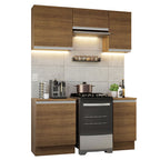 Armário de Cozinha Compacta 160cm Rustic Glamy Madesa 07