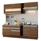 Armário de Cozinha Completa 220cm Rustic Parma Madesa 02