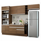 Armário de Cozinha Completa 290cm Rustic Safira Madesa 04