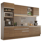 Armário de Cozinha Completa 310cm Rustic Glamy Madesa 02
