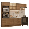 Armário de Cozinha Completa 270 cm Rustic Stella Madesa 13
