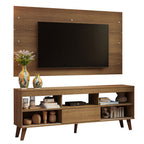 Rack com Painel para TV até 65 Polegadas com Pés Rustic Texas Madesa