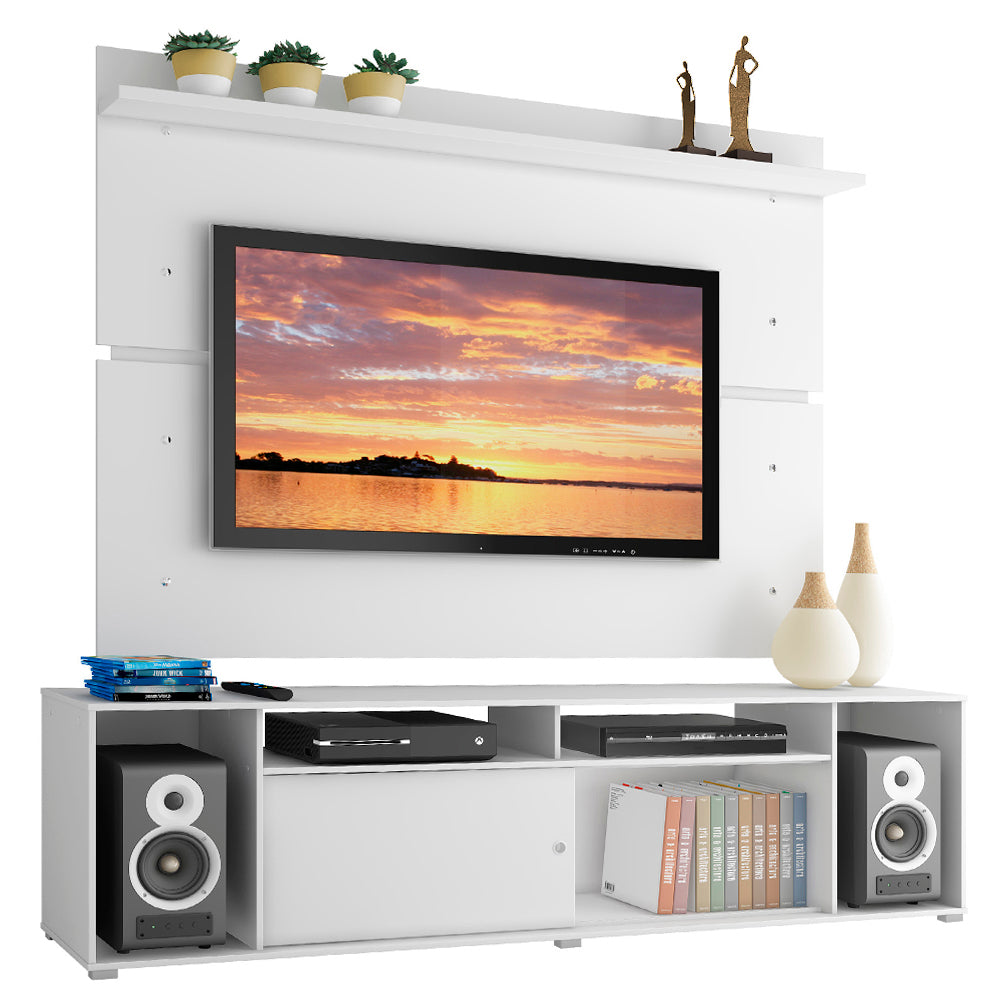 Rack Madesa Cancun e Painel para TV até 65 Polegadas Branco