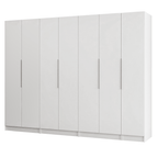 Guarda-Roupa Modulado 280 cm 7 Portas 4 Gavetas Branco Neo Madesa 01