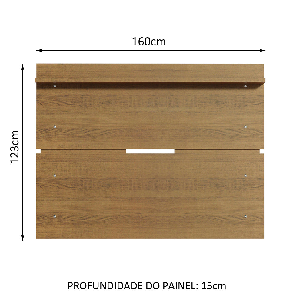 Painel para TV até 65 Polegadas Madesa Rustic