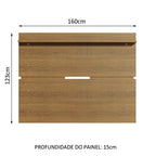 Painel para TV até 65 Polegadas Madesa Rustic
