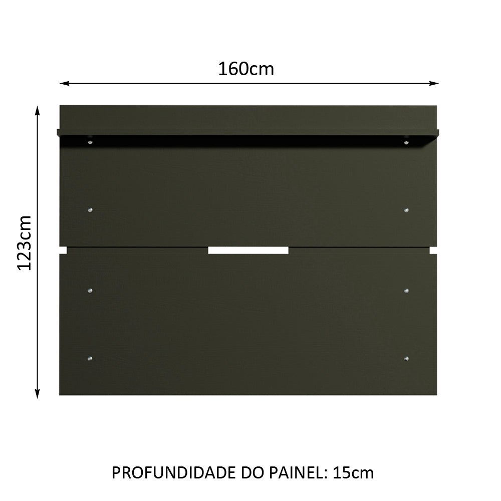 Painel para TV até 65 Polegadas Madesa Preto