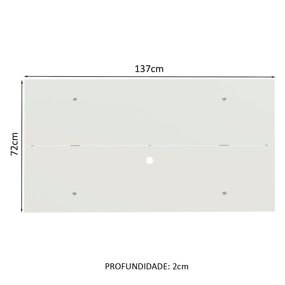 Painel para TV até 55 Polegadas Madesa Branco