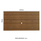 Painel para TV até 55 Polegadas Madesa Rustic