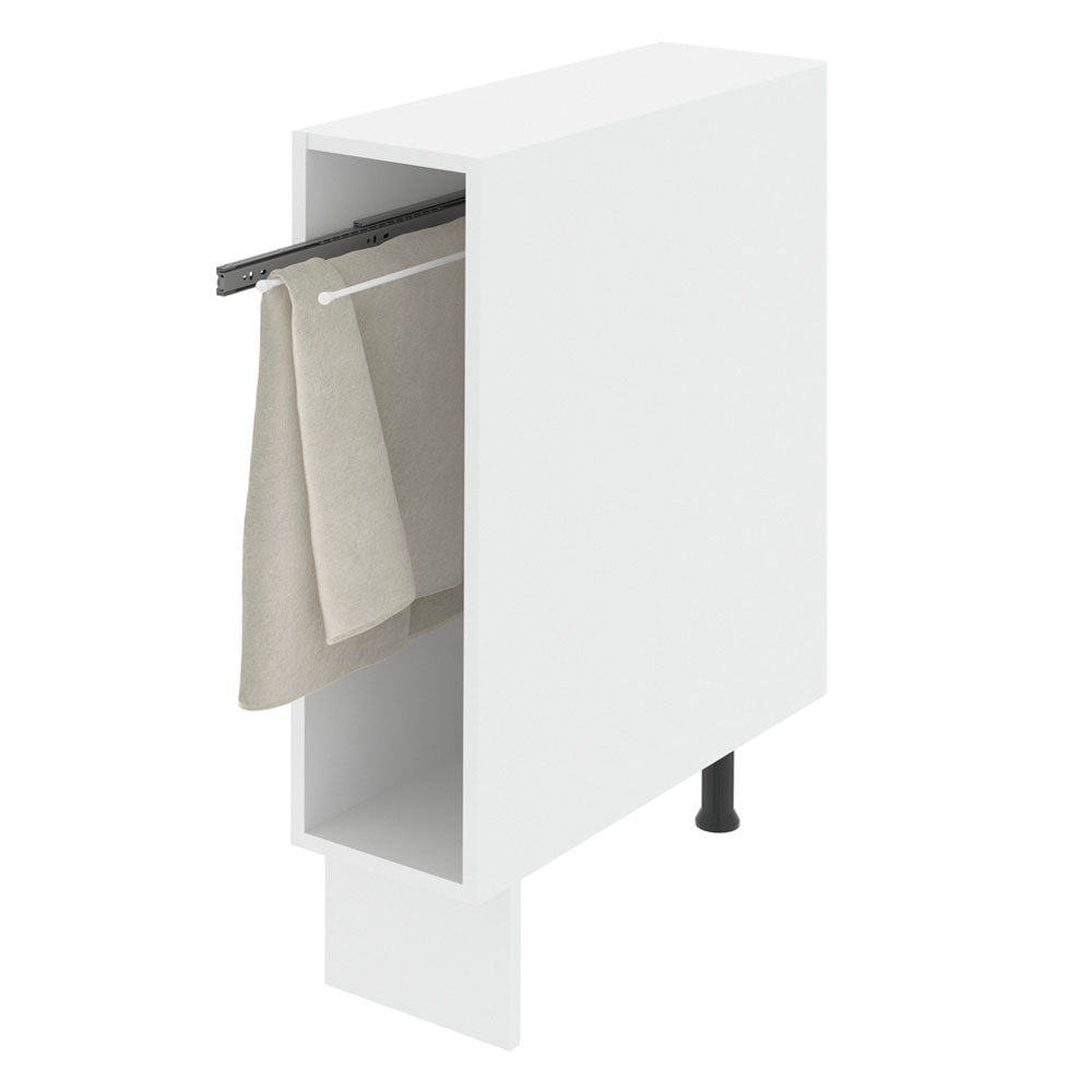 Balcão Porta-Pano 20 x 60 cm (Sem Tampo) para Cozinhas Branco Madesa