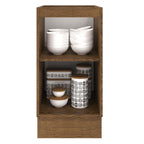 Balcão Madesa Agata 40 x 60 cm 1 Porta (Sem Tampo) Rustic/Branco