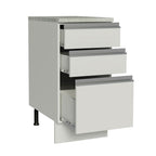 Balcão Madesa Glamy 40 x 60 cm 3 Gavetas (Com Tampo) Branco