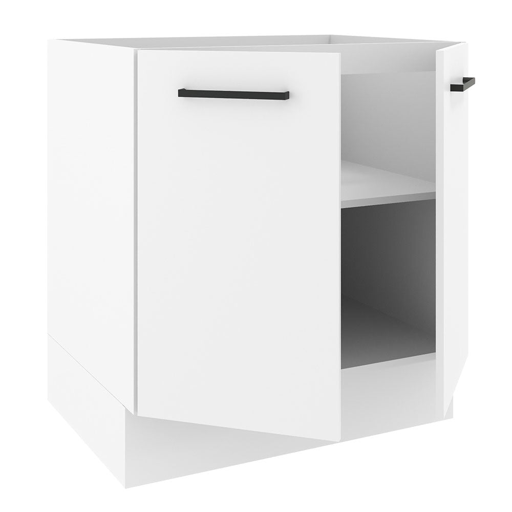 Balcão de Cozinha Madesa Agata 70 x 60 cm 2 Portas (Sem Tampo) Branco