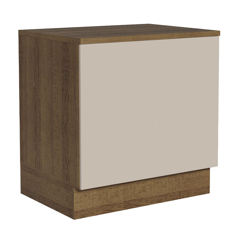 Balcão para Forno de Embutir 80 x 60 cm Com Tampo Rustic/Crema Agata Madesa