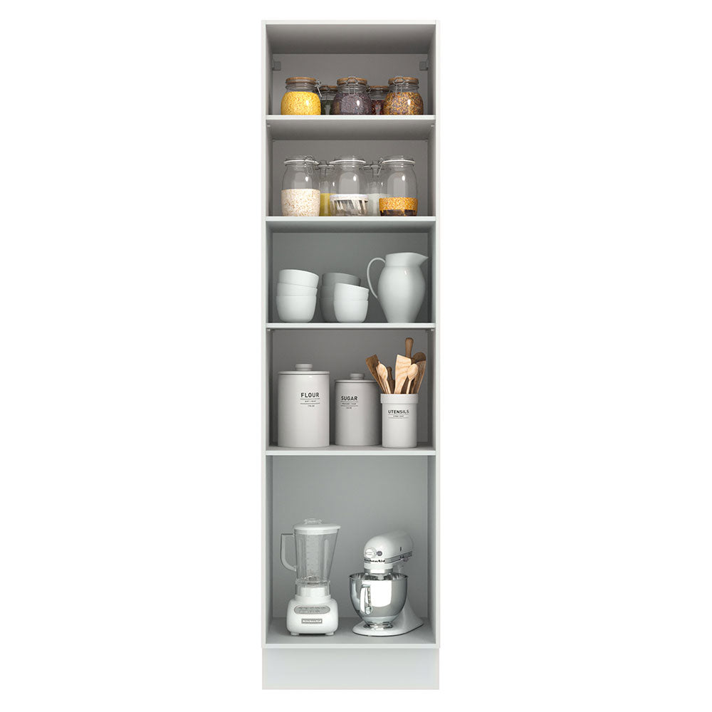 Paneleiro Madesa Agata 60 x 60 cm 3 Portas Branco/Preto