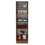 Paneleiro Madesa Lux 60 cm 3 Portas Rustic/Preto