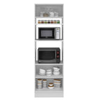 Torre Quente Madesa Glamy 70 x 60 cm 3 Portas Branco