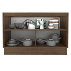 Balcão Gabinete de Pia Madesa Stella 2 Portas (Sem Tampo e Pia) Rustic