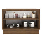 Balcão de Pia Madesa Agata 2 Portas Rustic/Branco