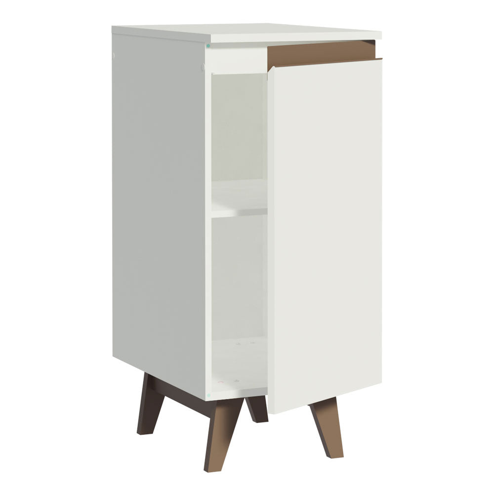 Balcão Madesa Reims 35 cm 1 Porta Branco