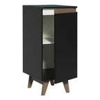 Balcão Madesa Reims 35 cm 1 Porta Preto