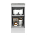 Balcão 40 cm 1 Porta Branco/Crema Agata Madesa