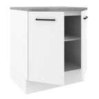 Balcão de Cozinha Madesa Agata 70 cm 2 Portas Branco