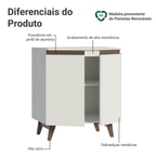 Balcão Madesa Reims 70 cm 2 Portas - Branco