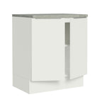Balcão de Cozinha Madesa Stella 70 cm 2 Portas Branco