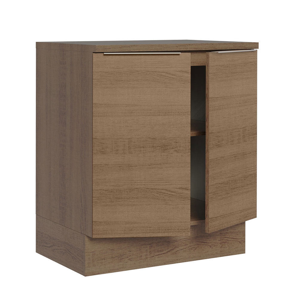 Balcão de Cozinha Madesa Stella 70 cm 2 Portas Rustic