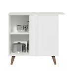 Balcão de Canto Madesa Reims 1 Porta Branco