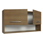 Armário Aéreo Cozinha 105cm 2 Portas 1 Nicho Rustic Emilly Madesa