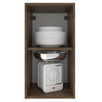 Armário Aéreo Madesa Stella 35 cm 1 Porta Rustic