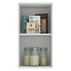 Armário Aéreo Madesa Stella 35 cm 1 Porta Branco/Rustic