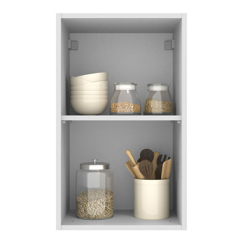 Armário Aéreo 40 cm 1 Porta Branco/Crema Agata Madesa
