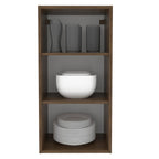 Armário Aéreo Madesa Lux 40 x 83 cm 1 Porta Rustic/Cinza