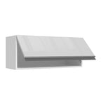 Armário Aéreo 100% MDF 70 cm 1 Porta Basculante Frente Branco Brilho Acordes Madesa