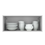 Armário Aéreo Madesa Agata 80 cm 1 Porta Basculante Branco
