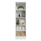 Paneleiro 100% MDF 60 cm com Nichos Abertos para Cozinha Madesa Acordes Branco