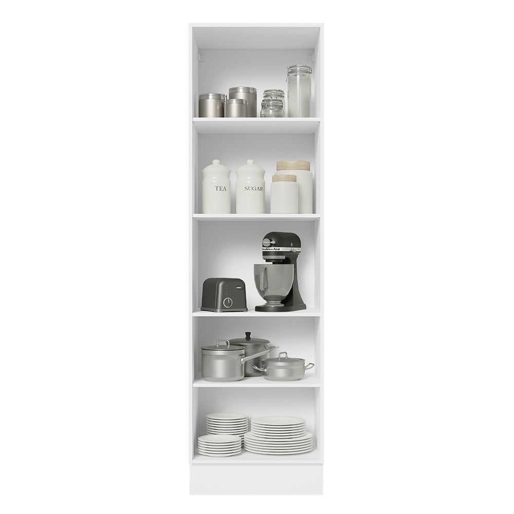 Paneleiro Madesa Acordes 100% MDF 60 cm 2 Portas Branco/Rustic