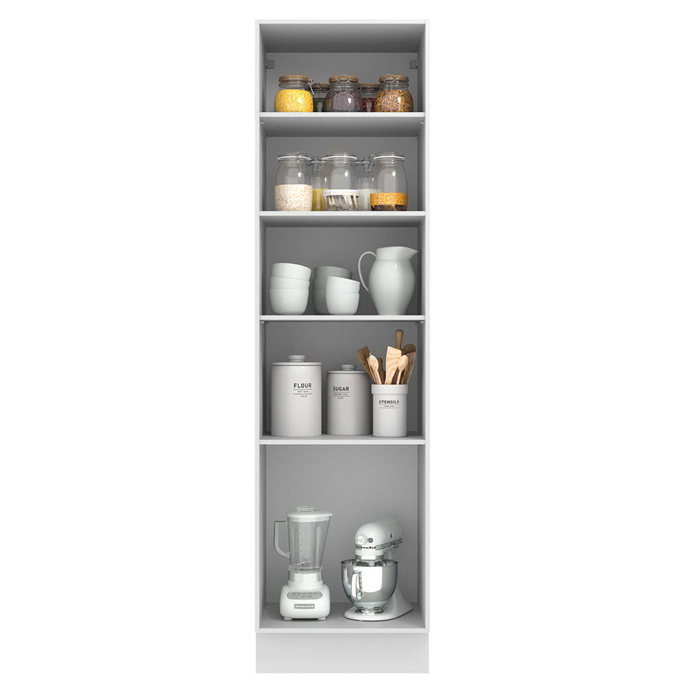 Paneleiro 60 cm 3 Portas Branco/Crema Agata Madesa