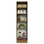 Paneleiro 60 cm com Nichos Abertos para Cozinha Madesa Glamy, Agata, Stella Rustic