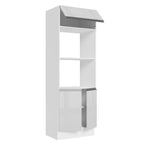 Torre Quente Para 2 Fornos Madesa Acordes 100% MDF Branco Brilho
