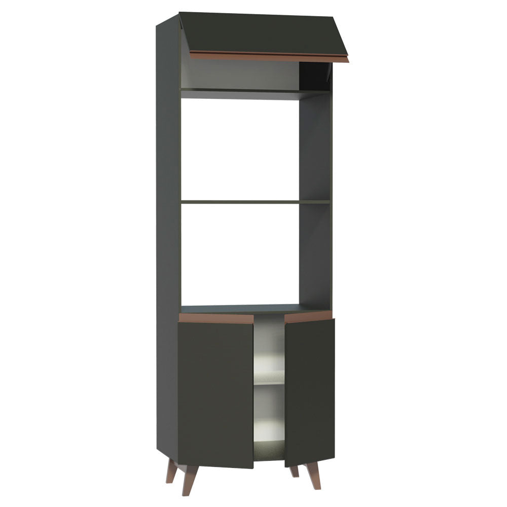 Torre Quente Madesa Reims 70 cm 3 Portas Preto
