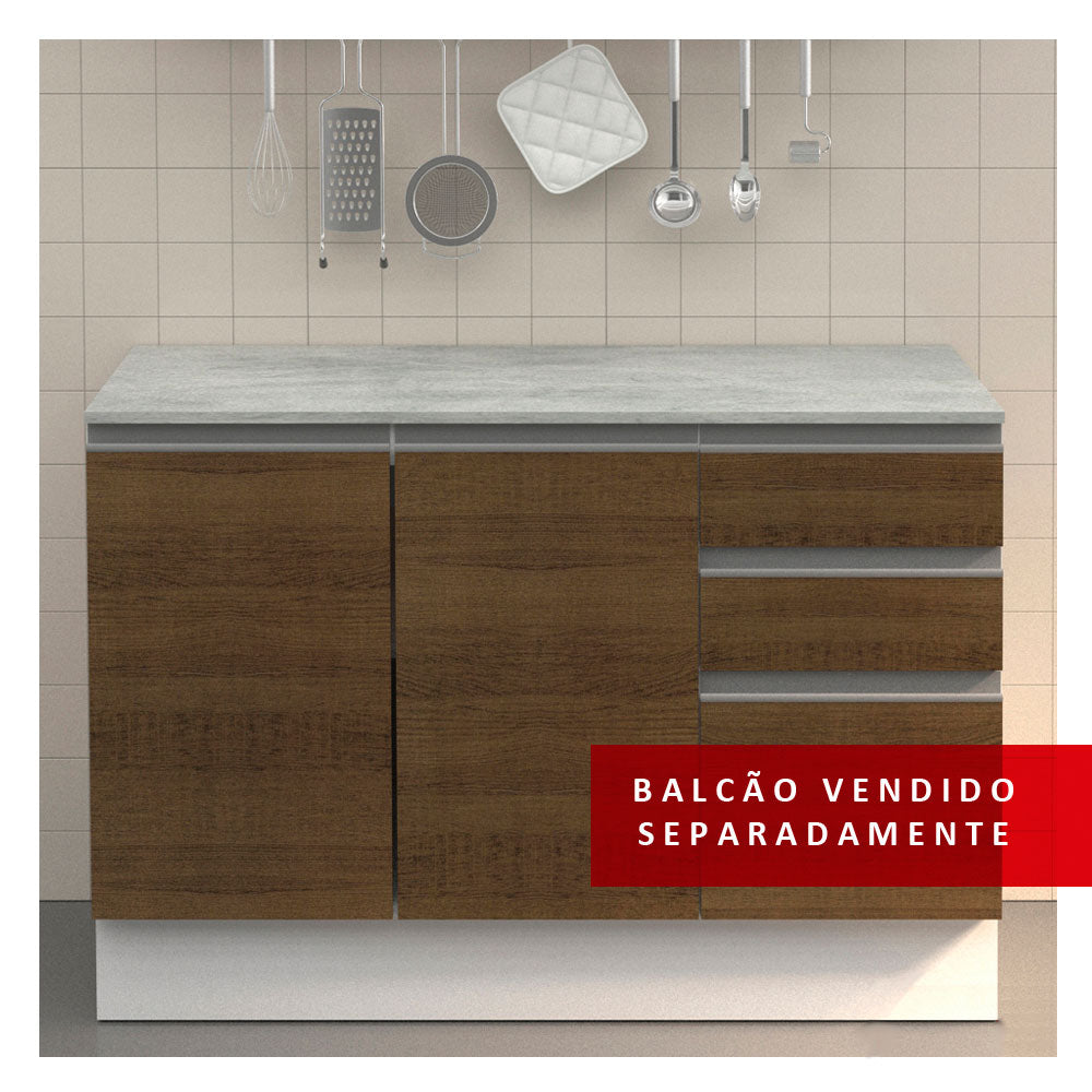 Tampo para Balcão de Pia 120 cm Madesa Mood